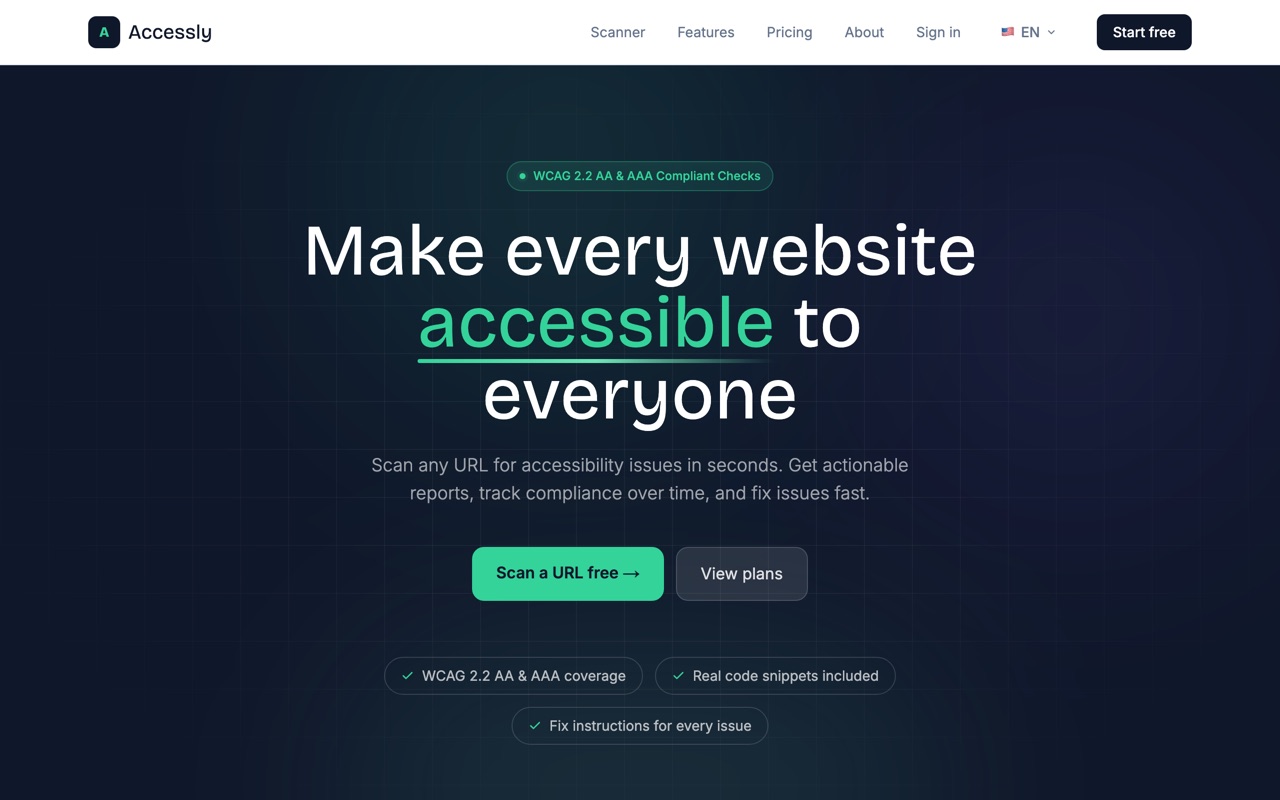 Accessly website