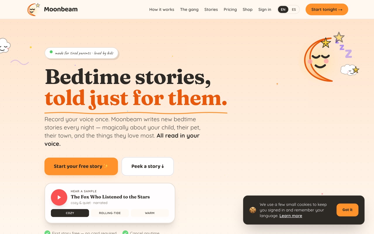 Moonbeam website
